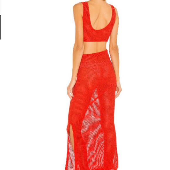 Womens Solid & Striped X Sloane Stephens Bailey Waist Cut-Out Crochet Dress S - Picture 3 of 15